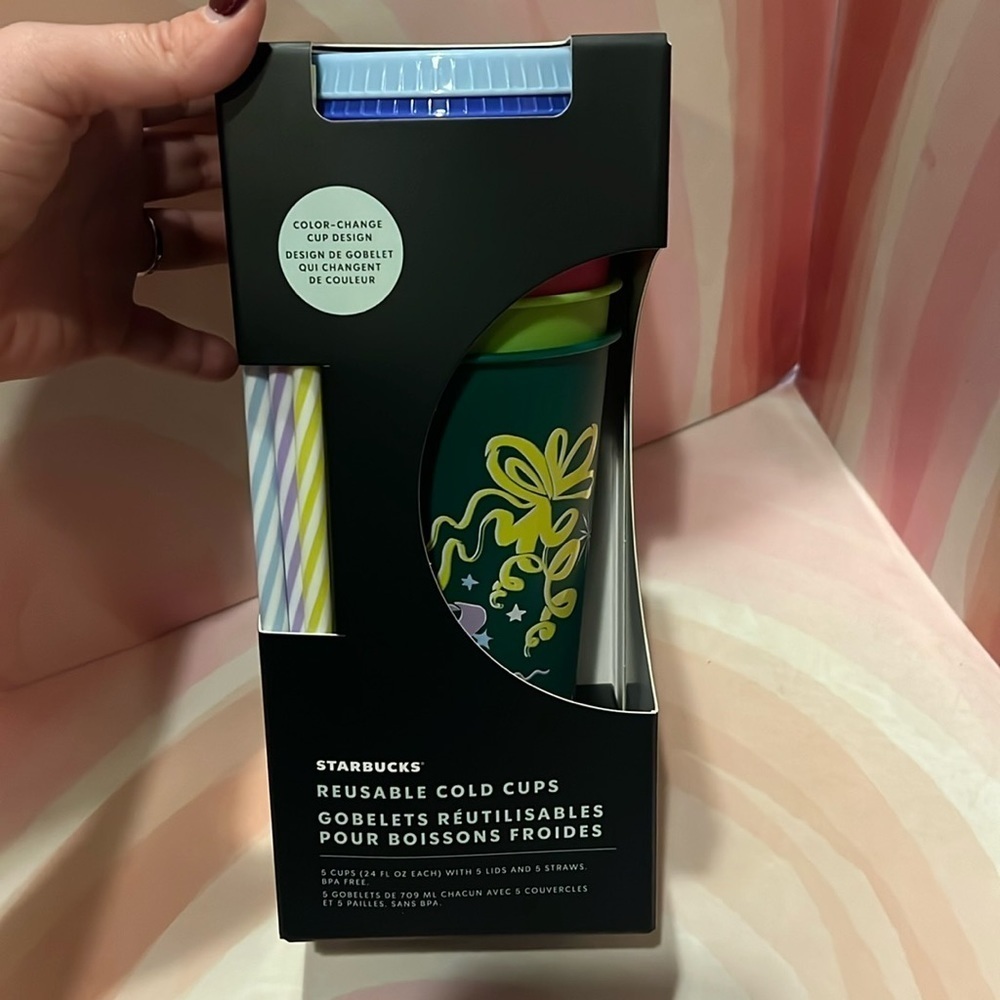 NEW~ Starbucks Reusable Cold Cups -Color Changing!!!
